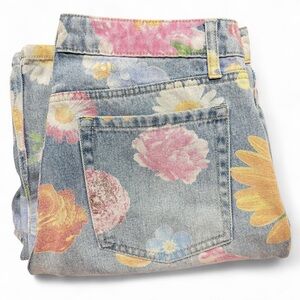 Wild Fable Floral Women's Jeans - Pink, Yellow, Blue